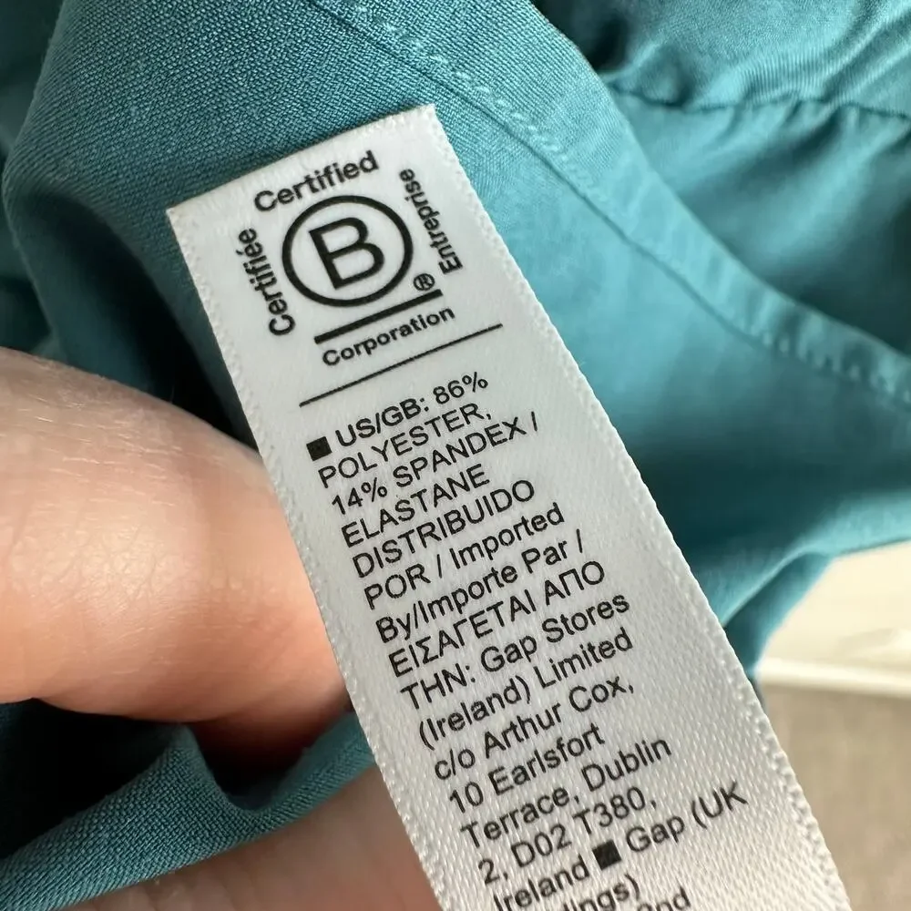Athleta Girls All for One Tank Lightweight Dress Borealis Green XL 14